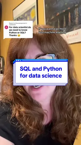 SQL and Python are both necessary for data science  #sql #python #datascience #datascientist #techtok 