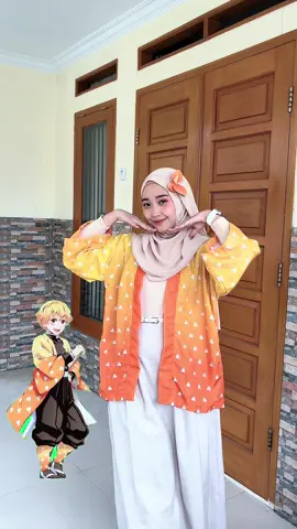 Join trend 😆  Nobar Demon Slayer Infinity Castle seniat ini outfit nya😁 #demonslayer #infinitycastle #kimetsunoyaiba #transition #babyjustinbieber @fullsun_426 @Housiiee 
