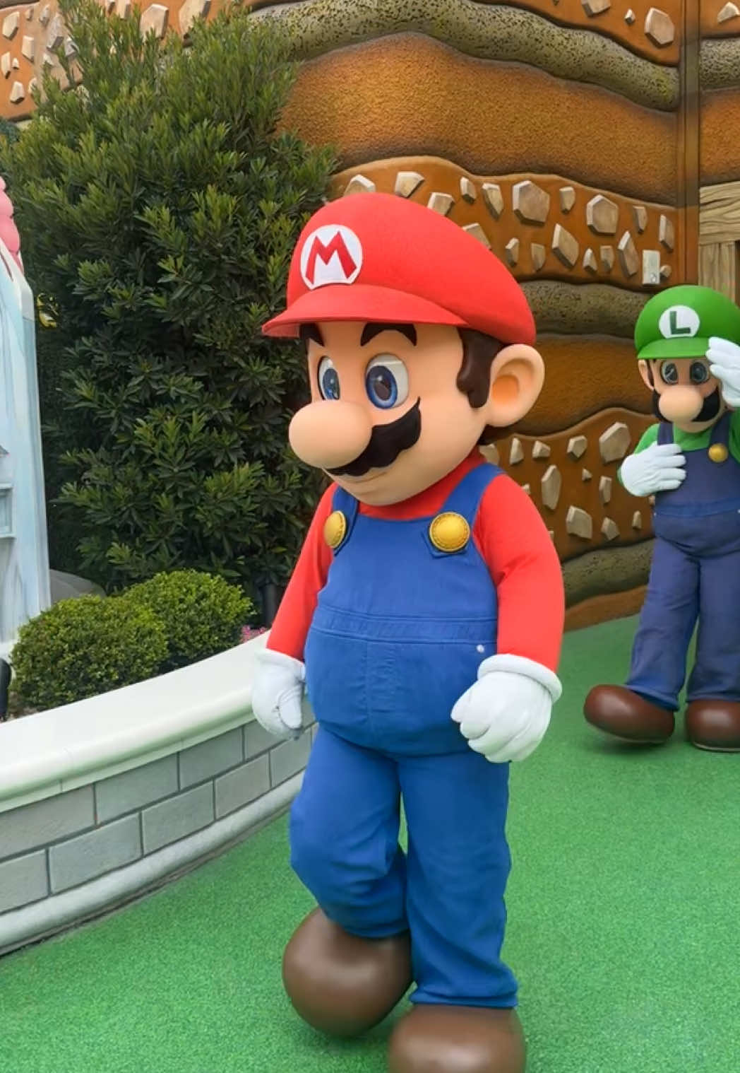 Not Mario Walking Away After..🫠 #Fyp #SuperNintendoWorldHollywood 
