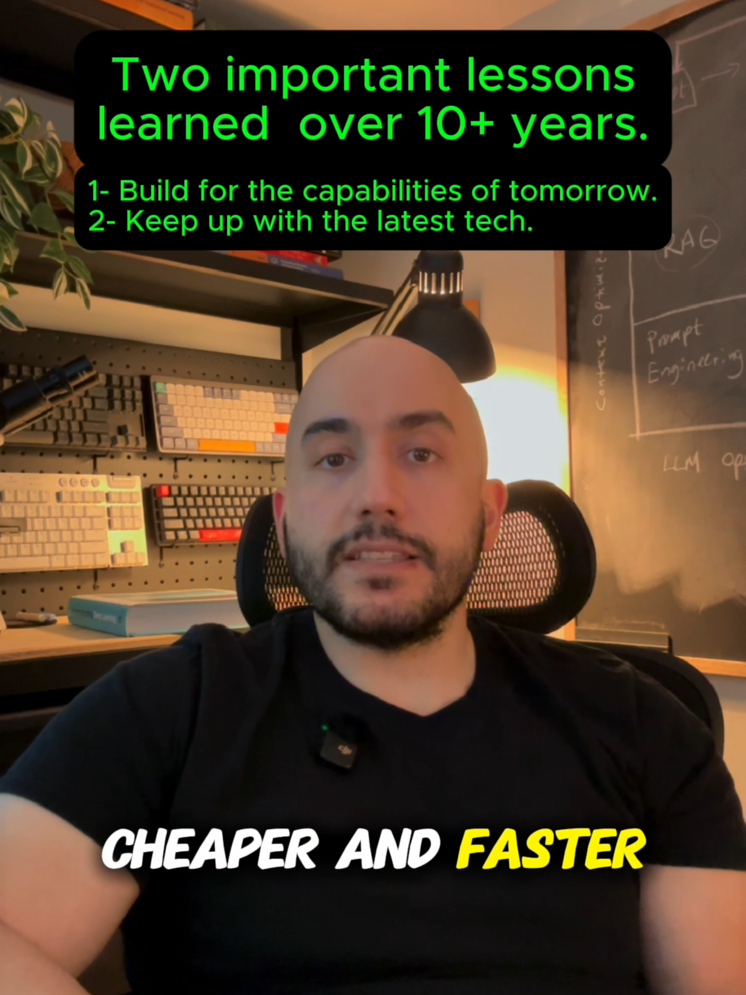 The AI landscape is evolving at breakneck speed, and if you're building anything tech-related, you need to internalize two game-changing principles that will separate winners from losers. First, design your products with tomorrow's AI in mind, not today's—what seems expensive or impossible now will be dirt cheap and lightning fast in months, not years, so build your architecture to scale with these inevitable improvements rather than boxing yourself into current limitations. Second, stay plugged into the daily pulse of AI developments because the breakthrough that solves your biggest challenge might have dropped on GitHub this morning—seriously, entire industries are being disrupted by papers published last week, and if you're not checking what's new regularly, you're already building outdated solutions. The companies thriving right now aren't the ones with perfect execution, they're the ones who adapted their strategy when GPT-4 dropped, pivoted when Claude got cheaper, and redesigned when open-source models caught up. Your competitive edge isn't just in what you build today, it's in how ready you are to leverage what's coming tomorrow. #AI