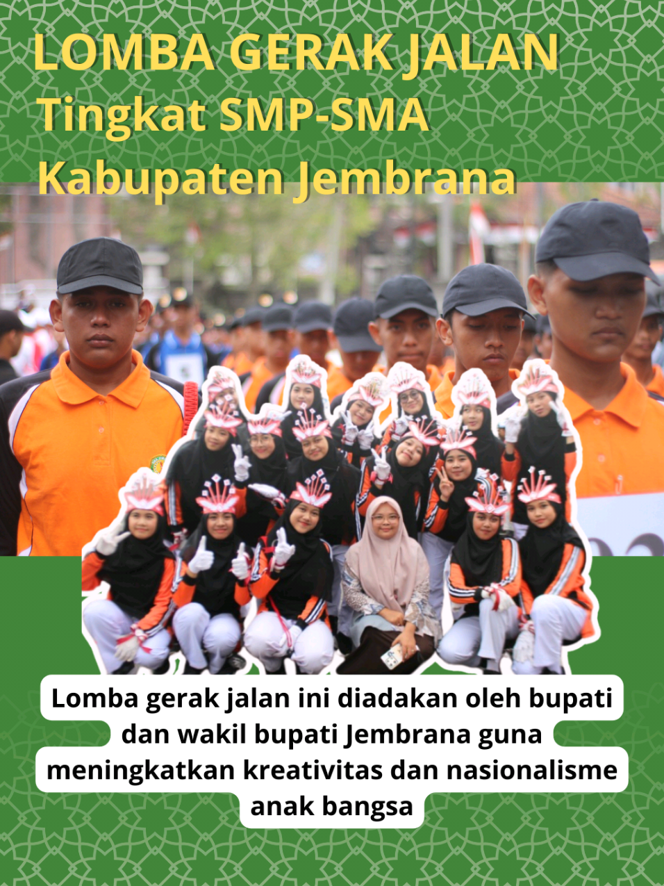Partisipasi SMP SMA Firdaus dalam Lomba gerak jalan smp, sma sederajat se-kabupaten Jembrana Dari bukan apa apa menuju juara Janganlah pernah kamu menyerah Karena hasil terbaik hanya untuk usaha yang terbaik! #lombagerakjalan  #gerakjalan  #variasigerakjalan  #gerakjalanjuara #17agustus2025 