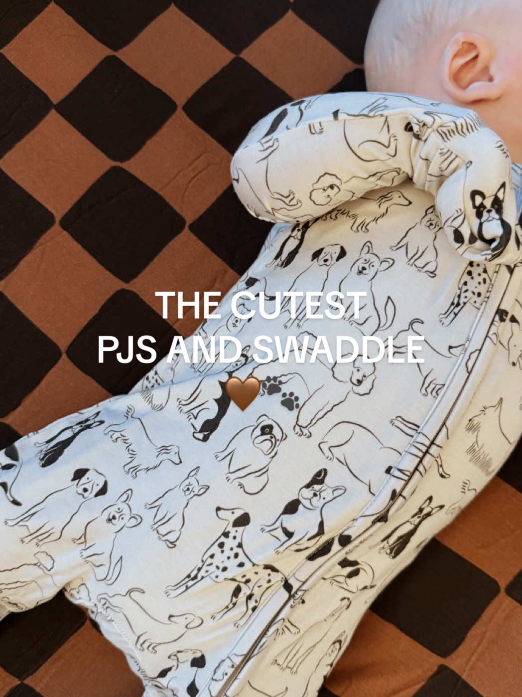 the sweetest designs from @SweetEllieSue 🐾🦴🤎 #babyclothes #babymusthaves #babypajamas #babybamboo #mommusthaves 