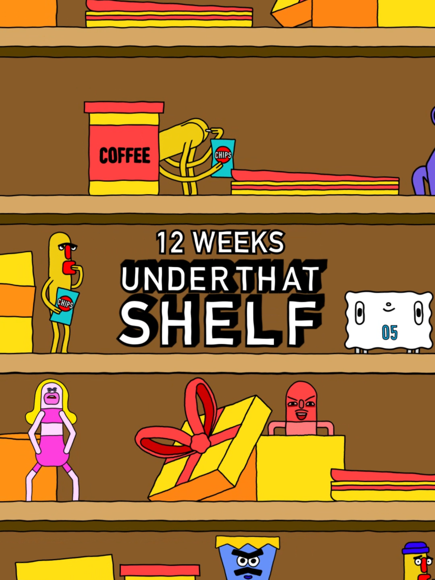 I can't believe it's been 12 weeks of making short animations for Under That Shelf, a big thank you to those who have supported and encouraged me to keep making these silly short cartoons. #animation #underthatshelf #cartoon #thenono