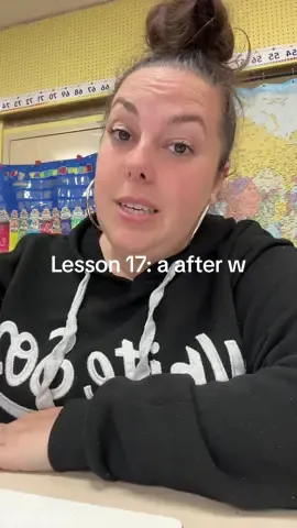 L17: a after a w #teachersoftiktok #teachers #teaching #students #reading 