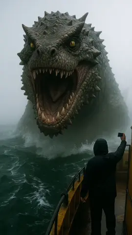 The Giant Sea Monster Cought On Camera #creatorsearchinsights  #CaughtOnCamera #UnbelievableFootage #SeaMonsterCaught #fyp 