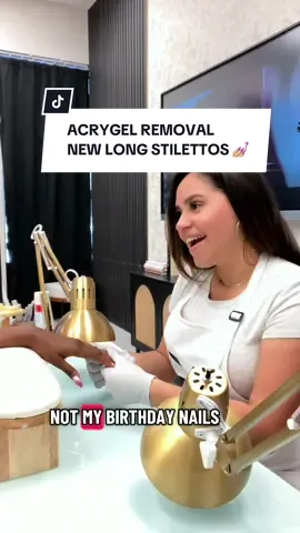 Full Acrygel Removal with New long Acrygel Set😜she is birthday ready!! Usign @vbeautypure Discount Code Chelly10 #nails #acrygel #nailvideos #fypシ゚viral #fyp #nailtutorial 