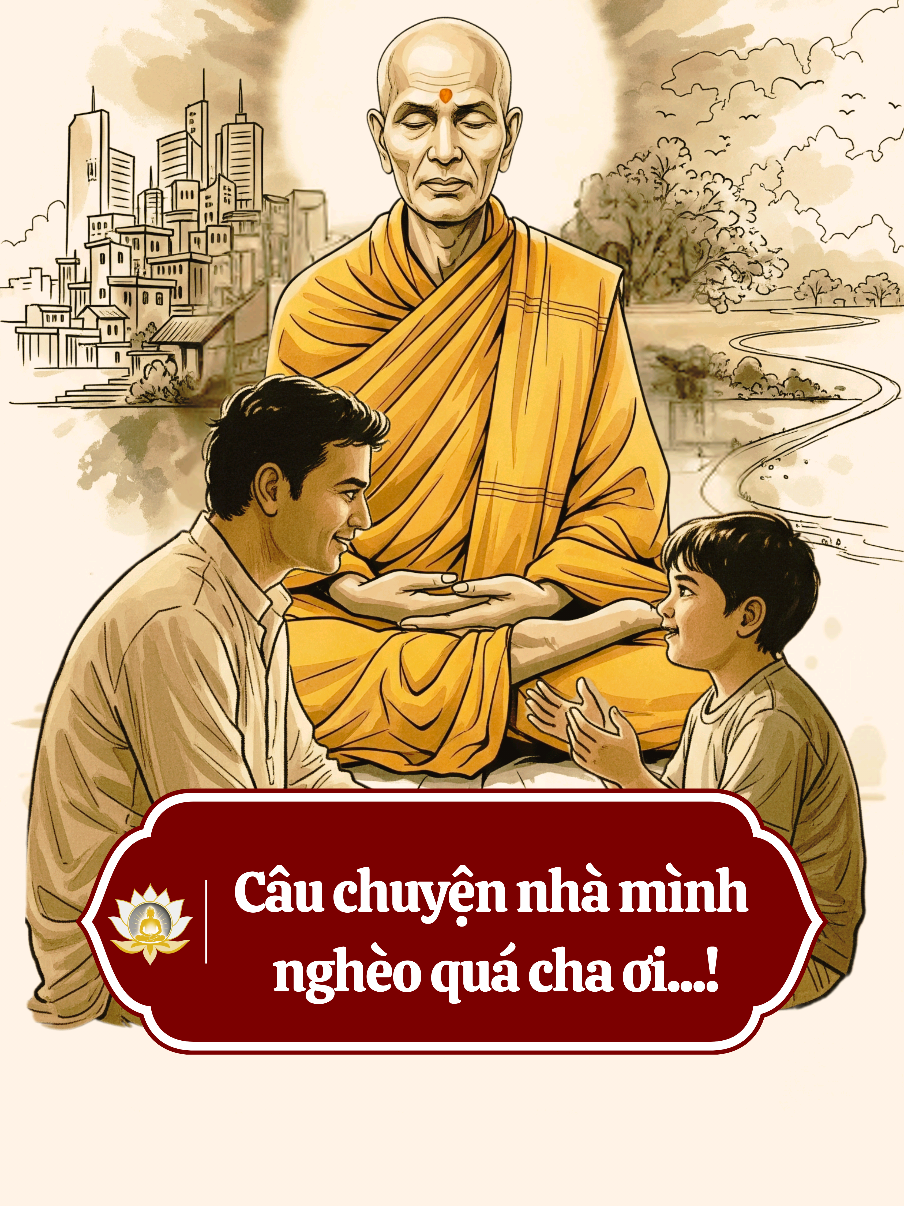 Câu chuyện nhà mình nghèo quá cha ơi...! #thichphaphoa  #cauchuyenphatgiao #phatgiaonhiemmau #hocphatmoingay #phatgiaodaicuong 