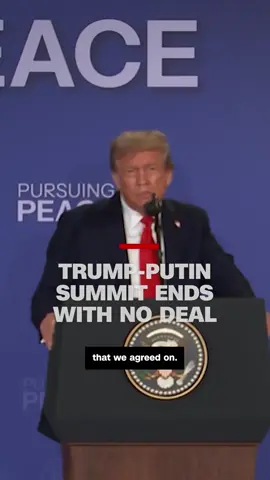 US President Donald Trump said he and Russian President Vladimir Putin “made some headway” and “great progress” in their bilateral meeting, but added that “there’s no deal until there’s a deal.”