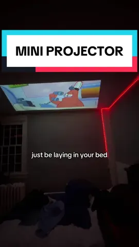 Late night movies hit different #miniprojector #projector #movies #gaming 