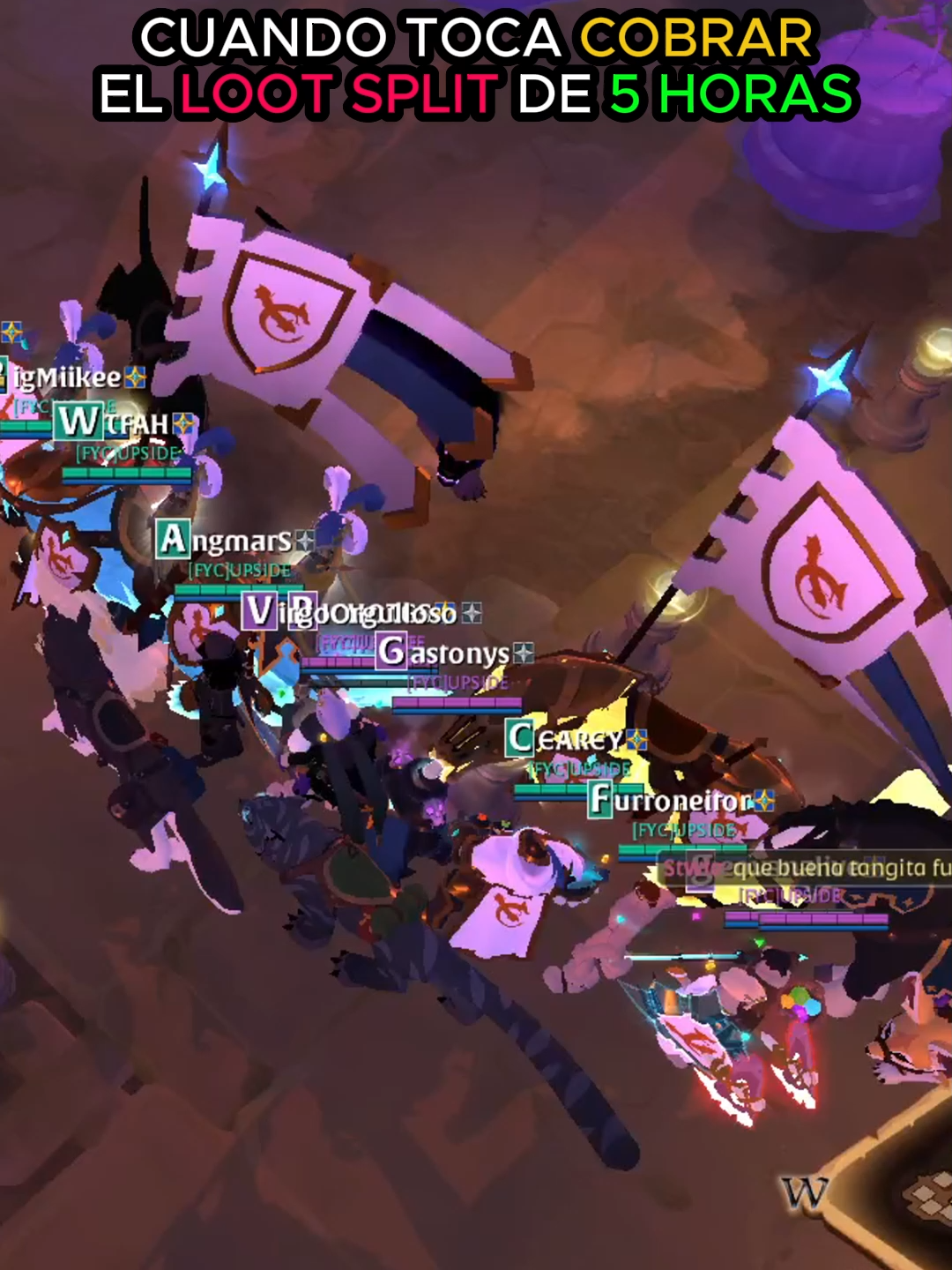 Cuando termina la salida en #albiononline #albion #humor ese no es el pago verdadero pero me dio gracia