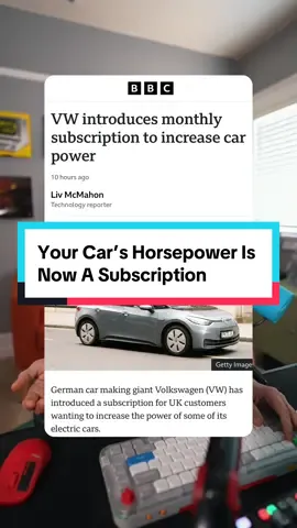 Volkswagen is now charging $22 a month to unlock horsepower you already bought