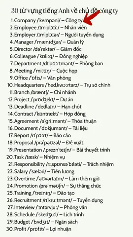 Company #anhngumsvan #metro #teachersoftiktok #english #anhvan #toeic #daytienganh #LearnOnTikTok #hoctienganhmoingay #learnontiktok #learnenglish #tienganhchonguoimatgoc #tienganhchonguoidilam 