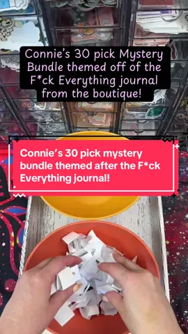 Connie’s 30-pick Mystery Bundle is giving zero f’s — just like her chosen journal from the boutique 💅🔥 Built around the unapologetic, no-BS energy of the F*ck Everything Journal, this bundle is pure catharsis in mystery form. Rage, release, reflect — repeat. 🖤 #MysteryBundle #bookishbundles #onlineboutiquestore #stationaryaddict #funny 