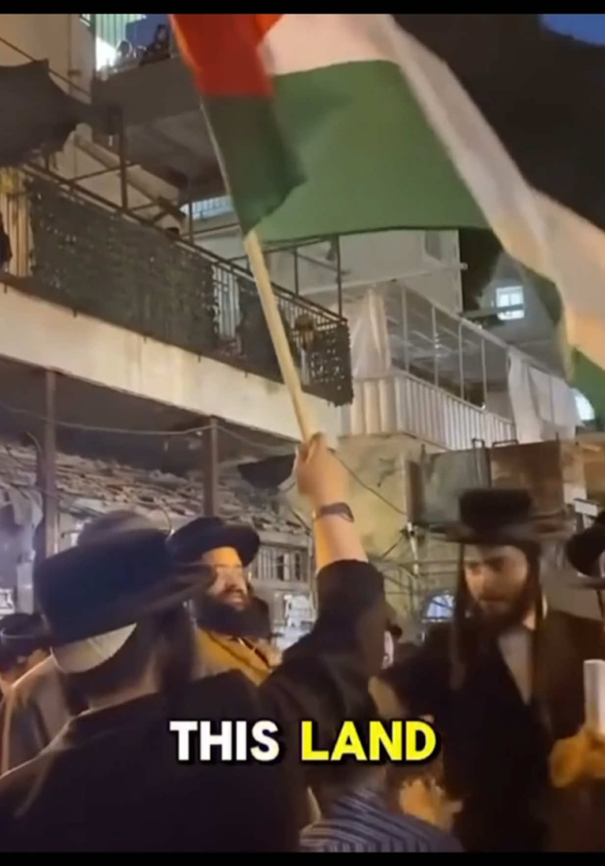 Orthodox Jews support Palestine 🇵🇸 #orthodoxjews #freepalestine #prohumanity #hopecore #psalm22 #kokworldwide #kingofkings #fyp #viral 
