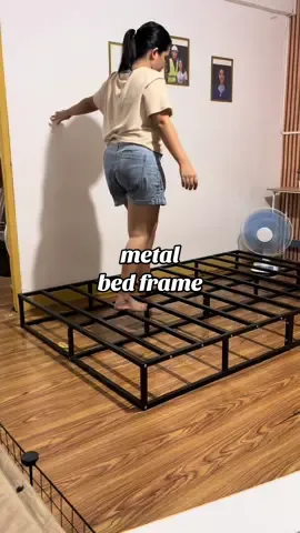 amg ganda nito minimalist na matibay pa itong bed frame na nabili ko  #bedframe #metalbedframe #ironbedframe #minimalist #bed #Home 