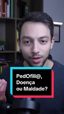 O que você acha desse tema? 💡Curso completo de Inteligência Emocional na Bio Neste vídeo, na esteira do vídeo do Felca sobre adultização de crianças, explico que a ped0fili@ é um transtorno parafílico, com fatores como alterações cerebrais e histórico de @bus0. Mas ter um transtorno mental não significa estar livre da responsabilidade legal e moral. Muitos pedófil0$ controlam seus impulsos e buscam tratamento, então o transtorno explica o impulso, mas não justifica o crime. É importante ter equilíbrio ao pensar sobre o assunto, tratando tanto a prevenção quanto a responsabilização individual. #saúdemental #psicologia #inteligenciaemocional #inteligênciaemocional #felca 