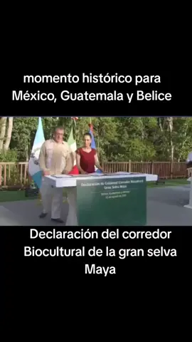 momento histórico para los tres países para conservar la selva del mundo maya#fyppppppppppppppppppppppp #paratiiiiiiiiiiiiiiiiiiiiiiiiiiiiiii #foryoupageofficiall #mexico #presidentademexico #guatemala #tikal 
