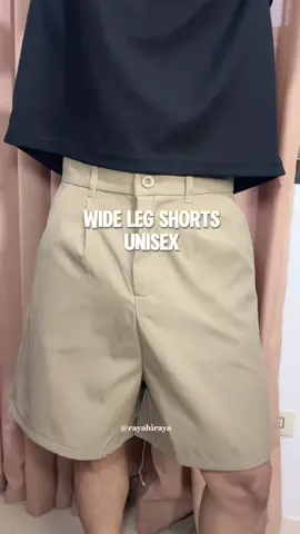 wide leg trousers short for unisex🥰#highwaistshorts #shorts #unisexshort #shortsformen #shortsforwomen 