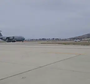 Two bad bitches back to back... first, the C-17 GlobeMaster III, and second, the C-130 J30!!! #ramplife 