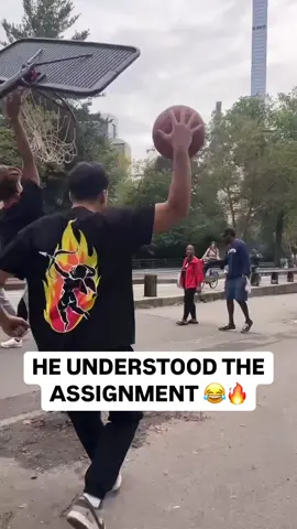 He said hold my drink 😂 (soopadev/IG) #basketball #hooper #hoops #NBA 