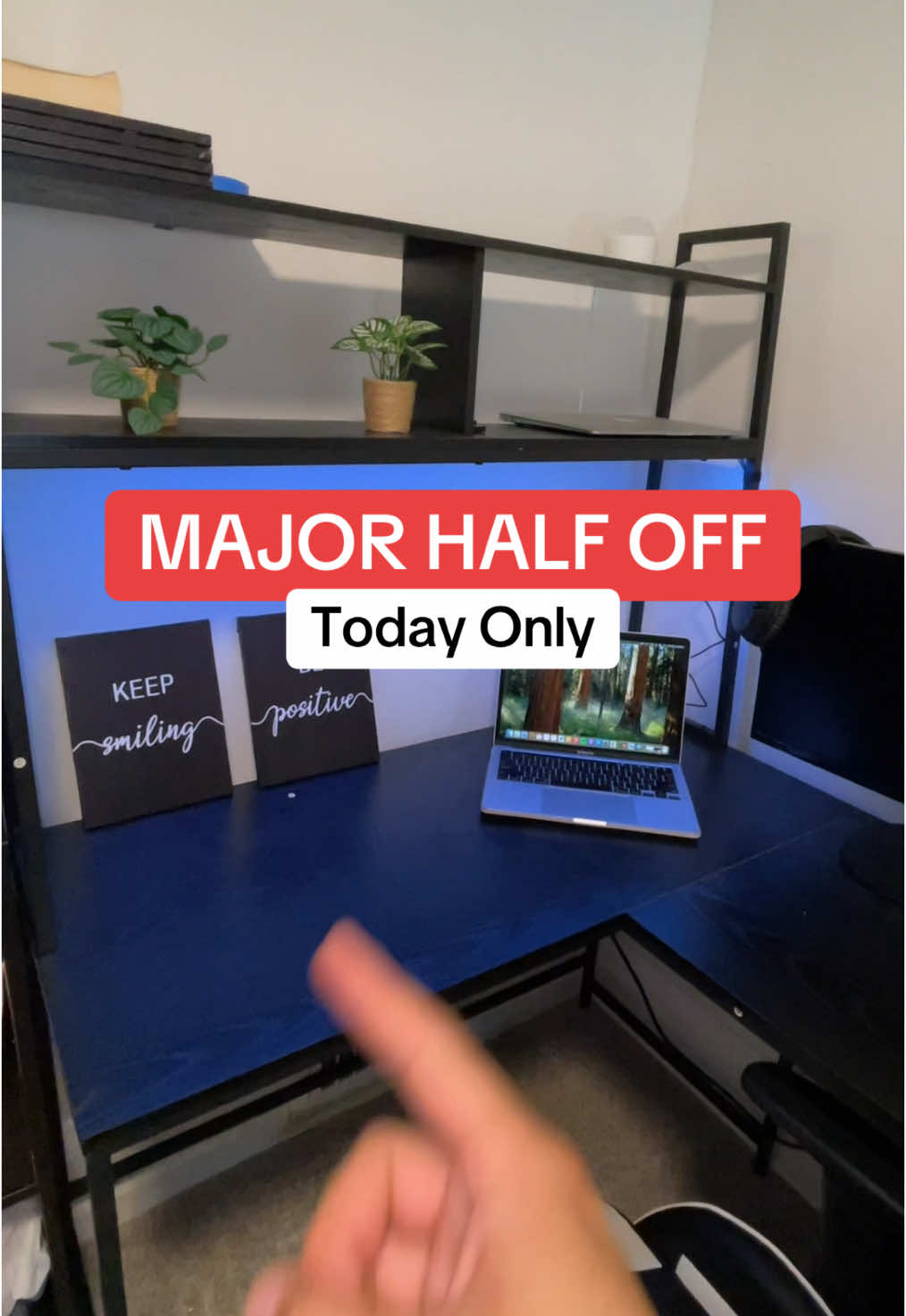 Final chance to secure yours on sale today! #furniture #lshapeddesk #flycityfurniture #office #tiktokshop Final price may vary depending on each customers available coupons. Promotion may have ended by the time you see this 