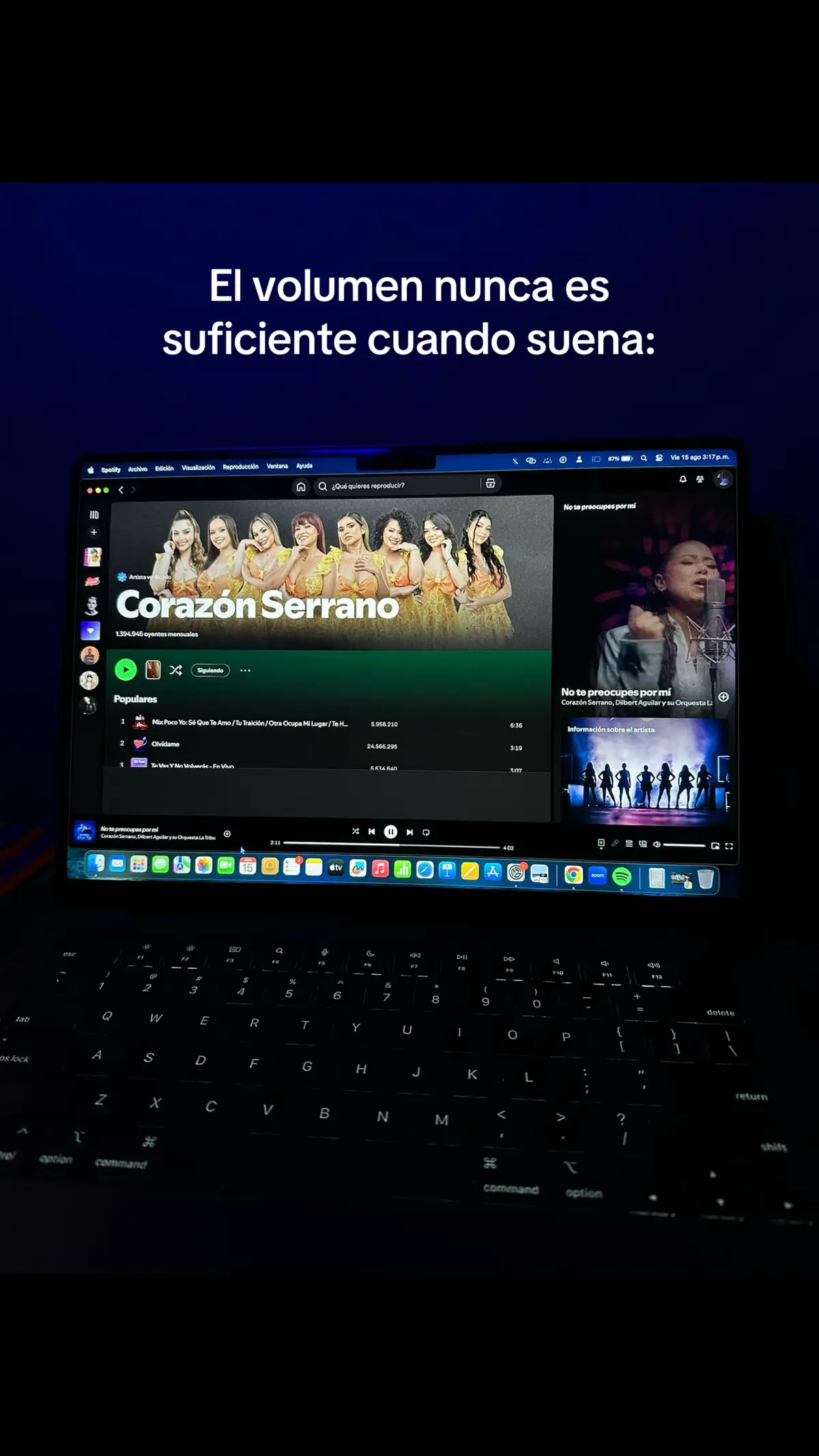 #corazonserrano #analucia #dilbertaguilar #notepreocupespormi #Cumbia