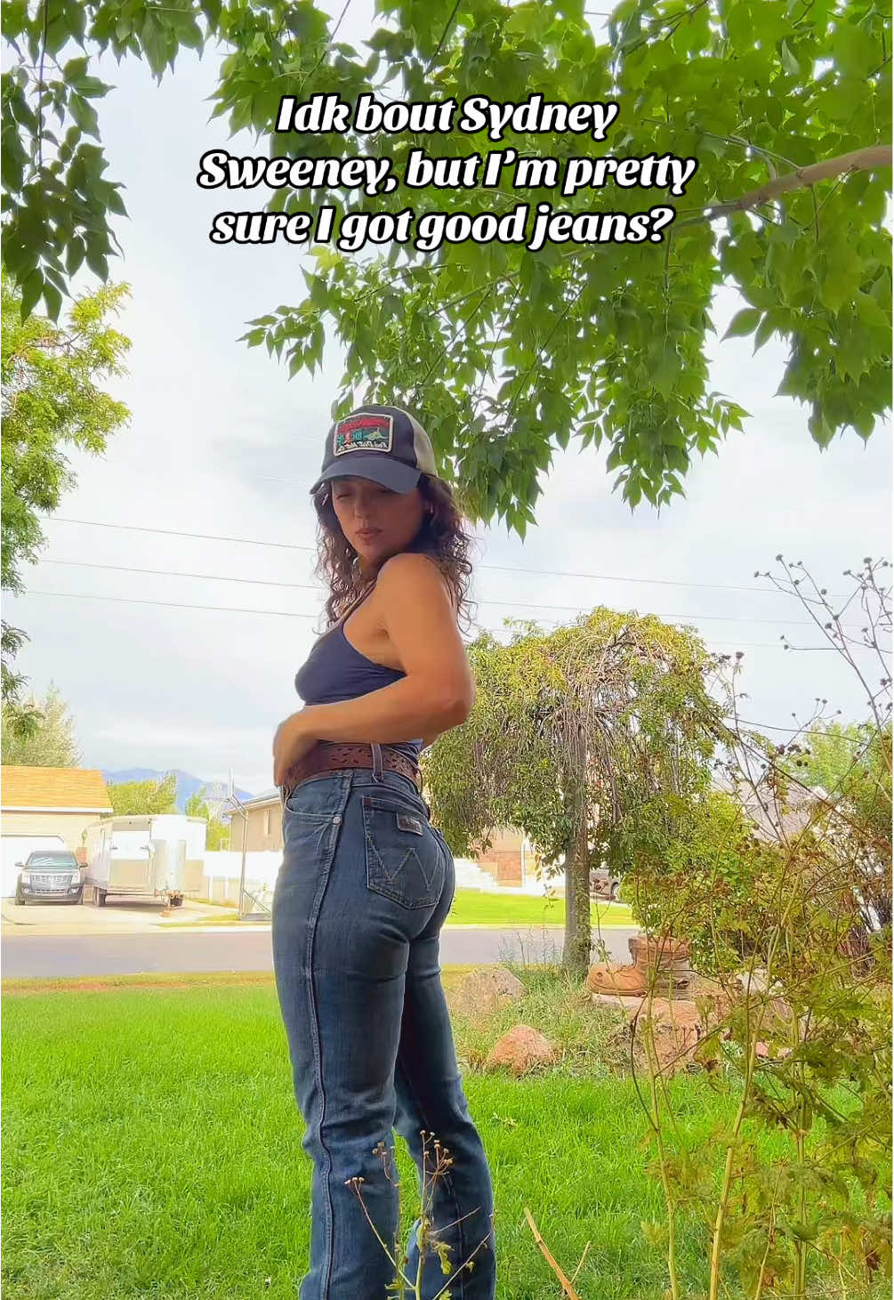 I’ve got good genes. 🧬 😘👖 #viral #fypシ #sydneysweeney #genes #jeans