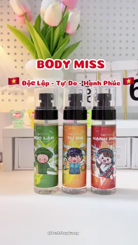 Mừng đại lễ 2/9 body miss Độc Lập - Tự Do - Hạnh Phúc #bodymist #vietnam #eherbvietnam #le2thang9 #xuhuongtiktok 