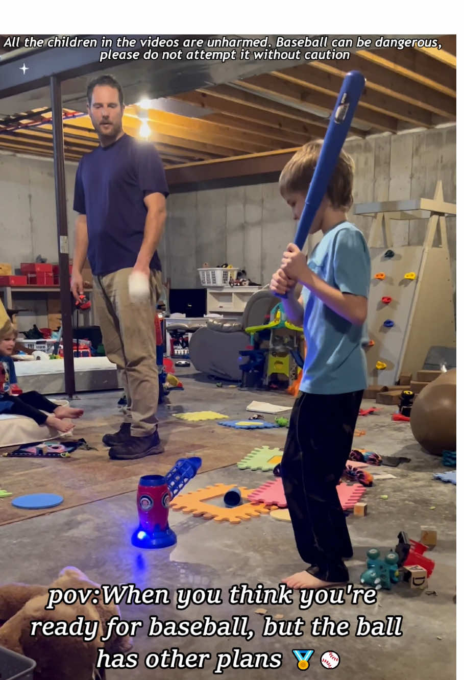 baseball and bat each have their own plans🤦‍♂️⚾#baseball #fail #kids #foryou #fyp 