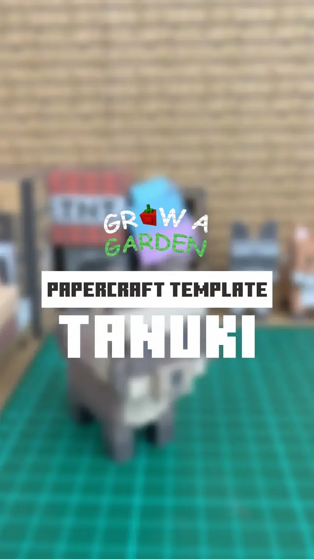 Tutorial in my youtube channel (link in bio). #growagarden #roblox #papercraft #DIY #gag 