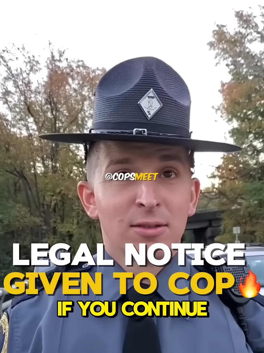 Citizen warns cop of legal consequences#cops #police #policeofficer #vairal #fyp #trendiing