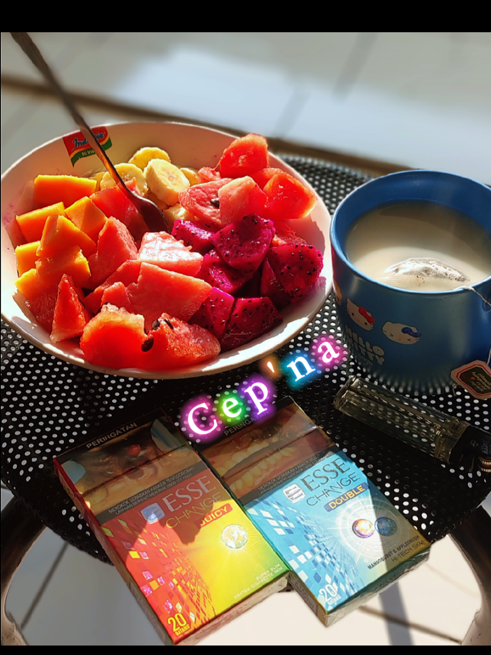 Bandung Tiriis 🥶 Cuu... Sarapan ny dengan Yang Manis Haseum Sikian... #sarapansehat 