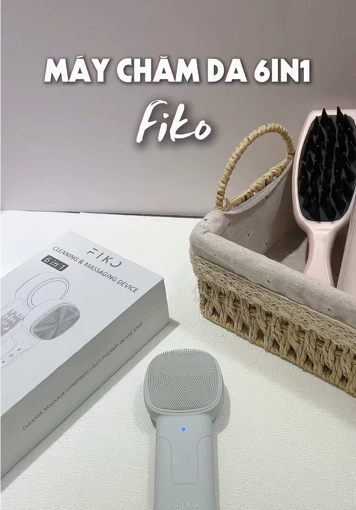 Máy chăm da #Fiko 6in1, chăm da mỗi ngày mà tiết kiệm chi phí cực luôn 😍😍😍 #skincare #chamsocda #mayruamat #chamda 
