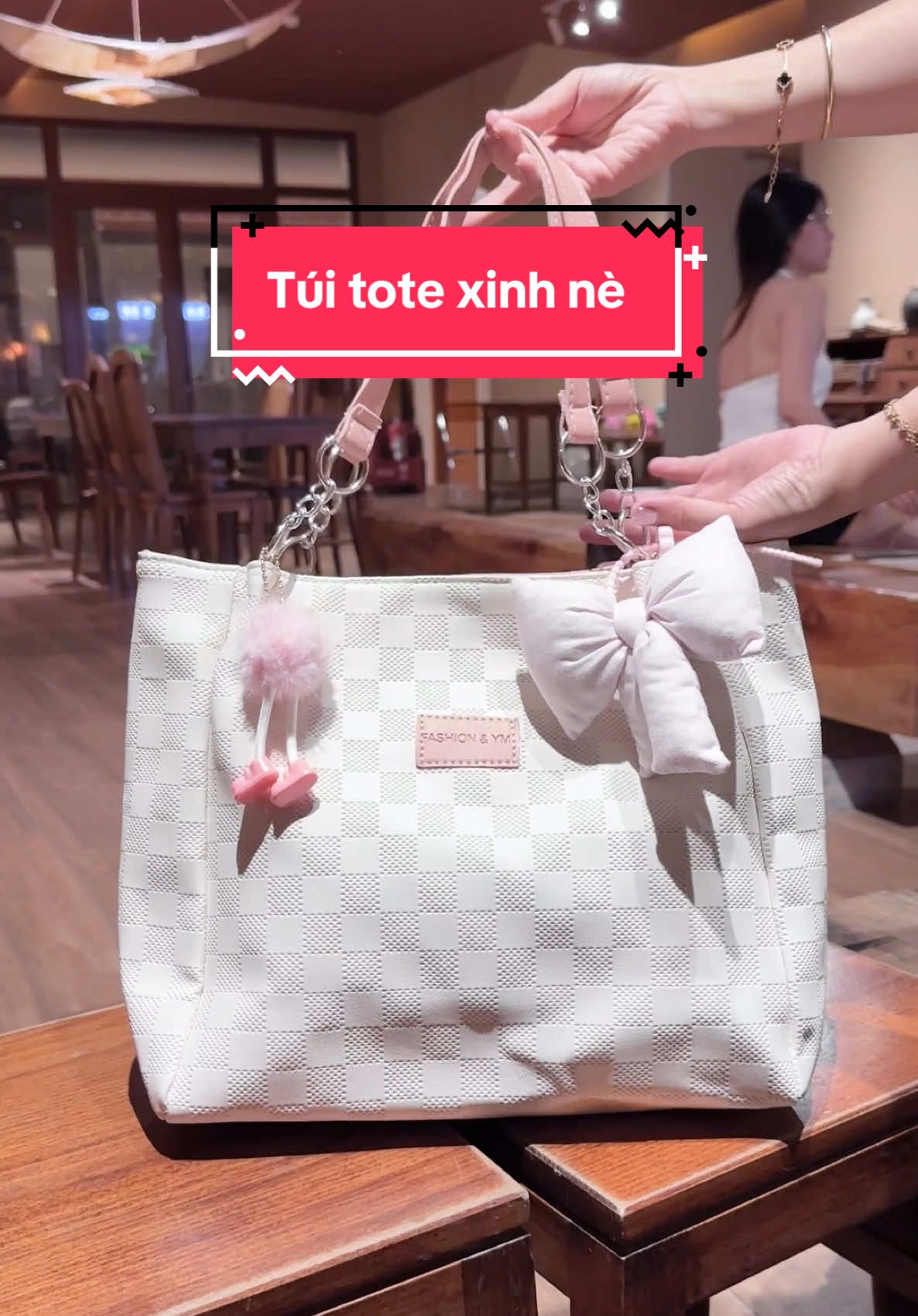 Túi tote xinh mở bán kèm gấu cute 😍#myuotfit #tuixinh #hottrend #review #7x 