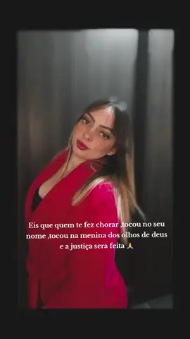 Eis que quem te fez chorar ,tocou no seu nome , mentiu ,traiu pois você tocou na menina dos olhos de deus e a justiça sera feita .Deus tarda mais não falha ,porque ele dá oportunidade da pessoa mudar ,fazer certo mais o tempo acabou 🫵🙏#justica #justiçadivina #deus_no_controle #deus #deusefiel 