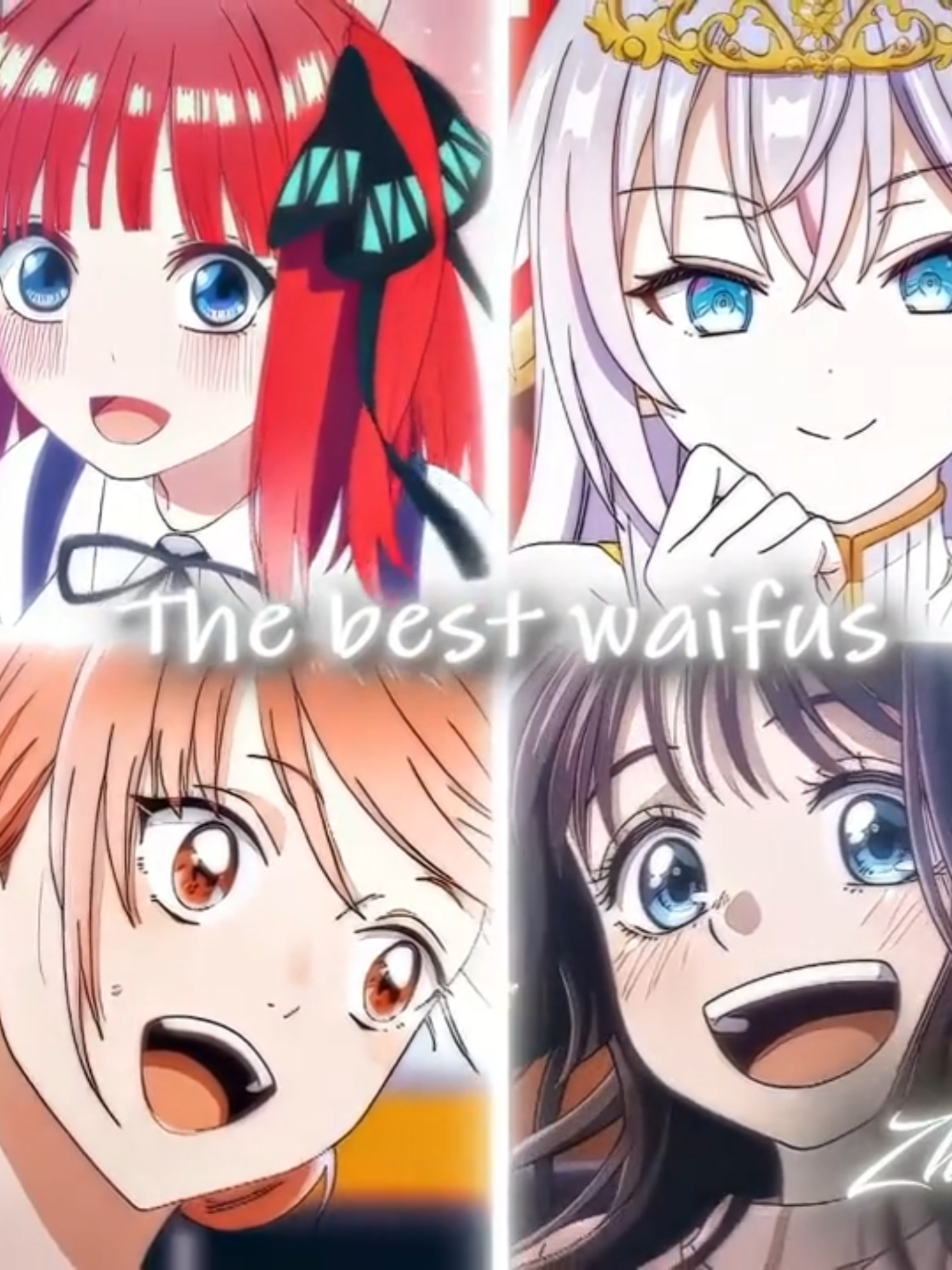 My Waifus Perfects 😍🤍 #animetop #roshidere #alya #hinachono #nakanonino #wagurikaoruko #roshidere