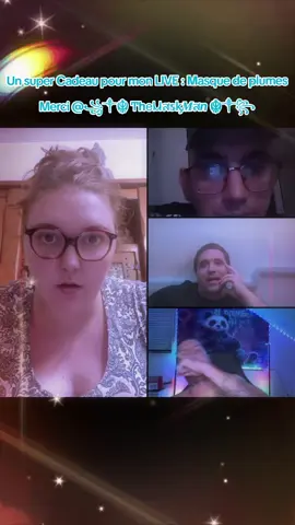 Un des meilleurs Cadeaux de mon LIVE. Merci, ꧁༒☬ Ͳ𝗵𝖾Ⲙส𝕤ᶄ𝑴ส𝙣 ☬༒꧂ ! Pour ton soutien envers mon contenu. @꧁༒☬ Ͳ𝗵𝖾Ⲙส𝕤ᶄ𝑴ส𝙣 ☬༒꧂ #tiktoklive #livehighlights #livegift #feathermask #masquedeplumes 