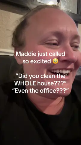 My daughter just called asking if I would show her the house 🥹. She is so excited and started asking me about specific rooms. “Did you clean the WHOLE house?” “Yes!” “Even the office!!?” “Oh… Is that part of the house? 🥴” 😂😂😂😁😁😁 I am so excited to see her face tomorrow!!! #hoarder #MomsofTikTok #CleanTok #organizedhome #smalltownmorgan 