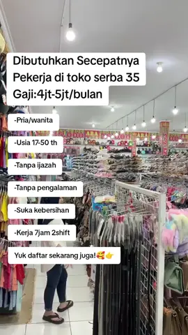 Dibutuhkan segera!! #4u #loker #fyp #lokerseindonesia #infolowongankerja #jagatoko #serba35 #lewatberanda 