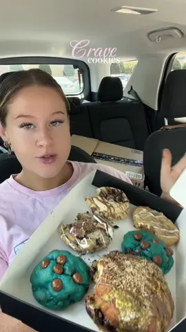 okay these were the best cookies I’ve ever had lol #cravecookies #cookies #mukbang #dessert #review 