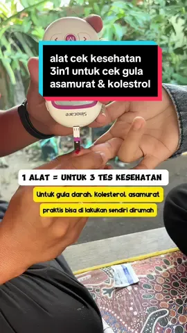 Membalas @Raihanah penting banget sih ini kalian harus punya alat cek gula darah, kolesterol,asamurat #alatcekguladarah #alatcekguladarah3in1 #alatcekkolesterol #alatcekasamurat #sinocare @SinocareOfficialShop 