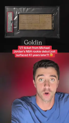 This old Chicago Bulls ticket stub is worth a fortune 💰 @Goldin #michaeljordan #jordan #sportscards #chicagobulls 