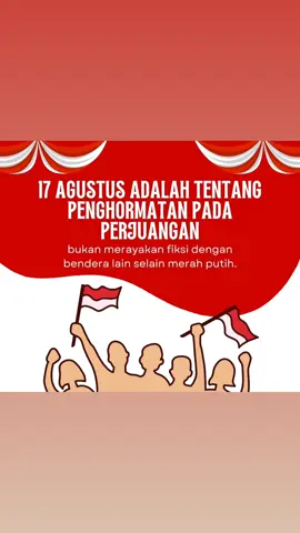 Merah Putih tak lahir dari fiksi. Ia lahir dari perjuangan, darah, dan pengorbanan. Merah putih bukan sekadar kain, ia adalah identitas, sejarah, dan masa depan kita. #MerahPutihSelamanya #BanggaIndonesia #MerahPutih #HargaDiriBangsa #nkri 