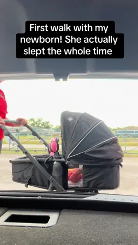 I’ll try and get more videos lol but this was a start ! 🤍🥰 #fyp #newborn #stroller #walksatthepark #evenflowstroller  