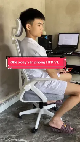 Ghế xoay văn phòng HTD V1, ghế xoay văn phòng học sinh #tiktok #duyreview #ghexoay #ghexoay360 #ghexoayvanphong 