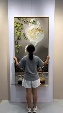 tranh đính đá pha lê tráng gương cao cấp #tranhtrangguong #tranhdinhdaphalehiendai #tranhkimtien3d #tranh 