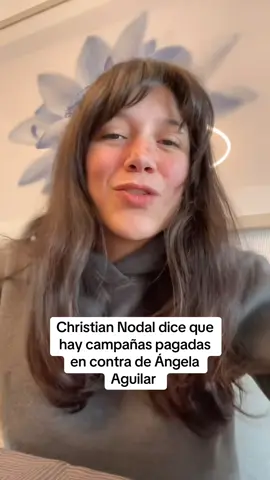 Christian Nodal dice que hay campañas pagadas en contra de Ángela Aguilar 😂  