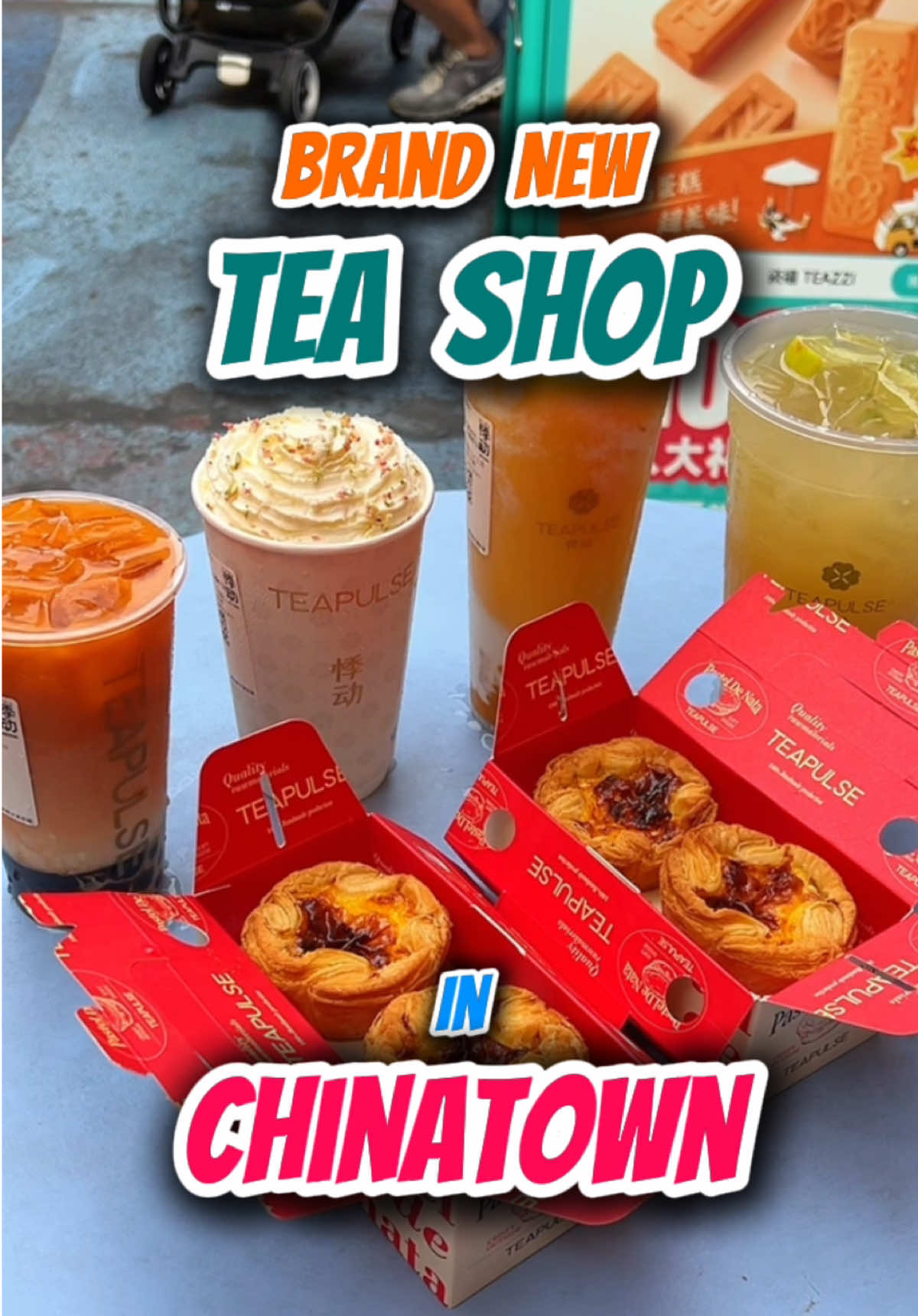 The Newest Tea Shop to enter the game in Manhattan Chinatown! The Flushing favorite just opened their 3rd location, the 1st one in the City!  📍 TEAPULSE 18 Doyers St, New York, NY (Chinatown) Serving up bold teas, dreamy smoothies, and flaky, custard-filled egg tarts that will have you coming back for more. From the savory-sweet Cheese Thai Boba to the citrusy Jasmine Lemon Blast, the floral elegance of Orchid Blanc, the tropical Mango Dew Mochi Smoothie, and those melt-in-your-mouth egg tarts—every sip and bite is crafted for pure joy. 🍵🥭🍋🥧 #BobaTea #ChinaTown #NYCFoodie #nycfood #NYCEats