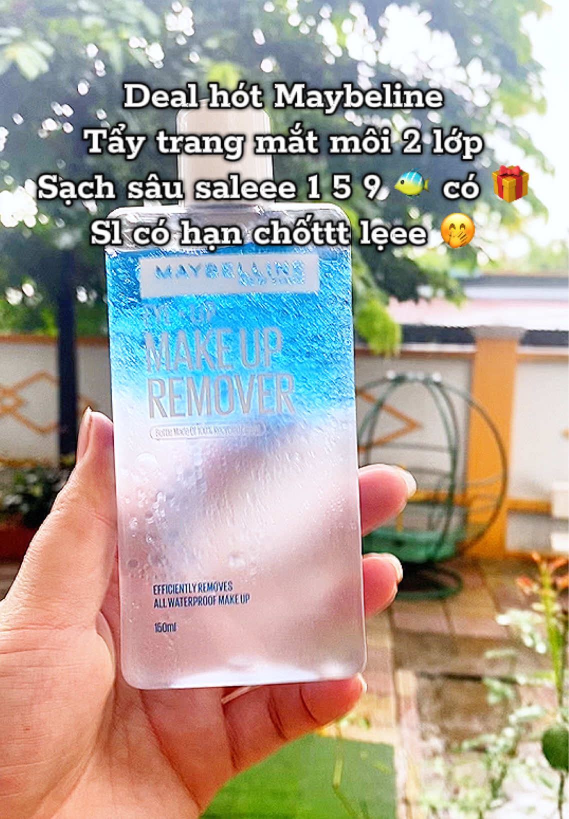 Deal hót Maybeline Tẩy trang mắt môi 2 lớp Sạch sâu saleee 1 5 9 🐠 kèm quà Sl có hạn chốttt lẹee 🤭 #xuhuong #thinhhanh #maybeline #depdachieu  #tiktokfinds 