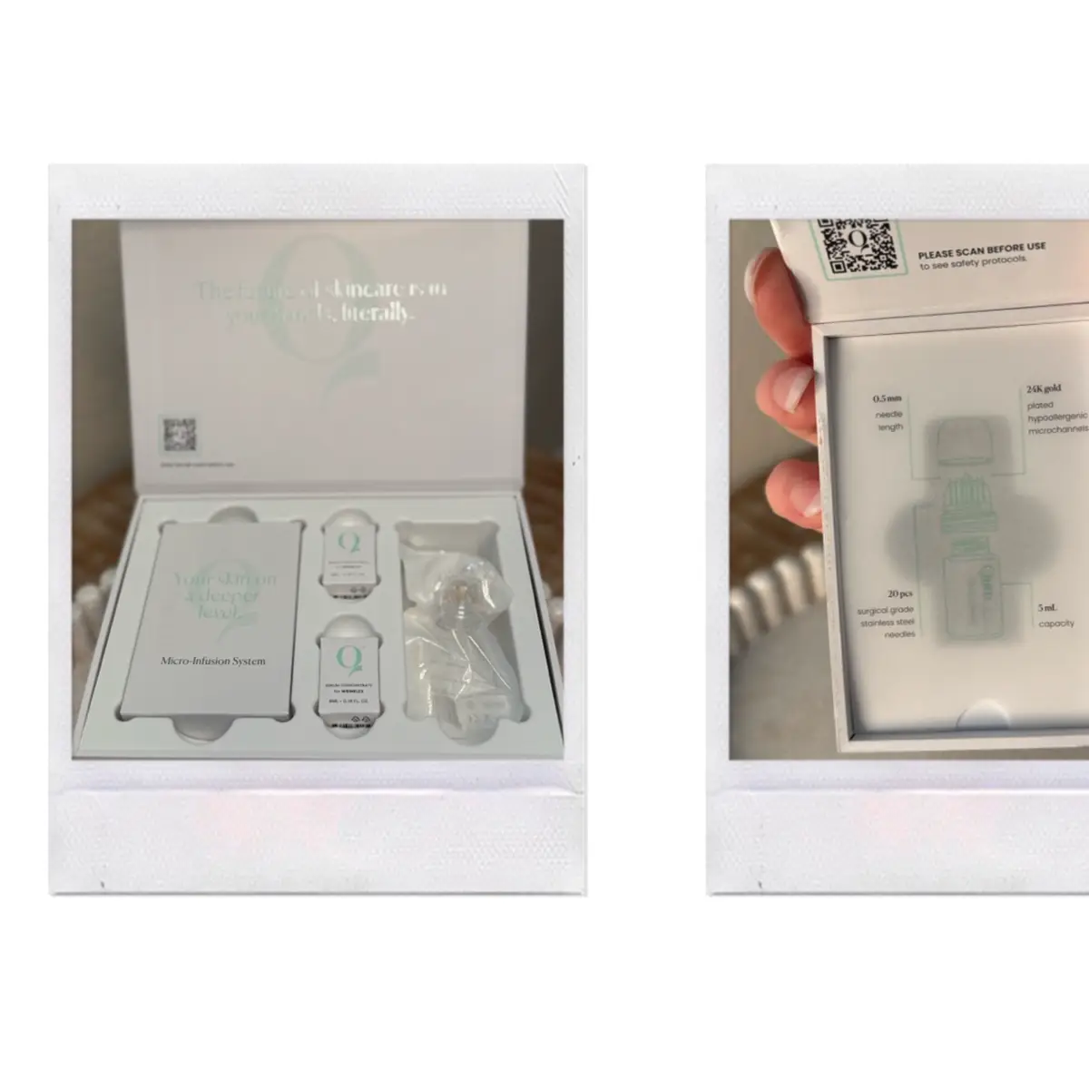Microneedling at home? Absolutely (but only if you keep things sterile😉) I love the microneedling kit from Qure! Each microinfusion kit comes with a 5 mL container, single use 24K plated microneedle top and highly concentrated serum.  Pop open the serum and pour it in the microinfusion container and screw on the microneedle top! Next stamp away gently on your face, neck, and decolette!  The needles are gentle yet effective. I love using it before bed (on clean skin) and wake up to glowing skin the next morning! I’ve used around 5 or 6 kits by now and am honestly addicted to how good it makes my skin look! Not only has it helped with my dullness and hyperpigmentation but also some of my acne scarring too!  Kindly gifted by @Qure Skincare  #microneedling #skincare #microneedlingtreatment #beauty #athometreatment     